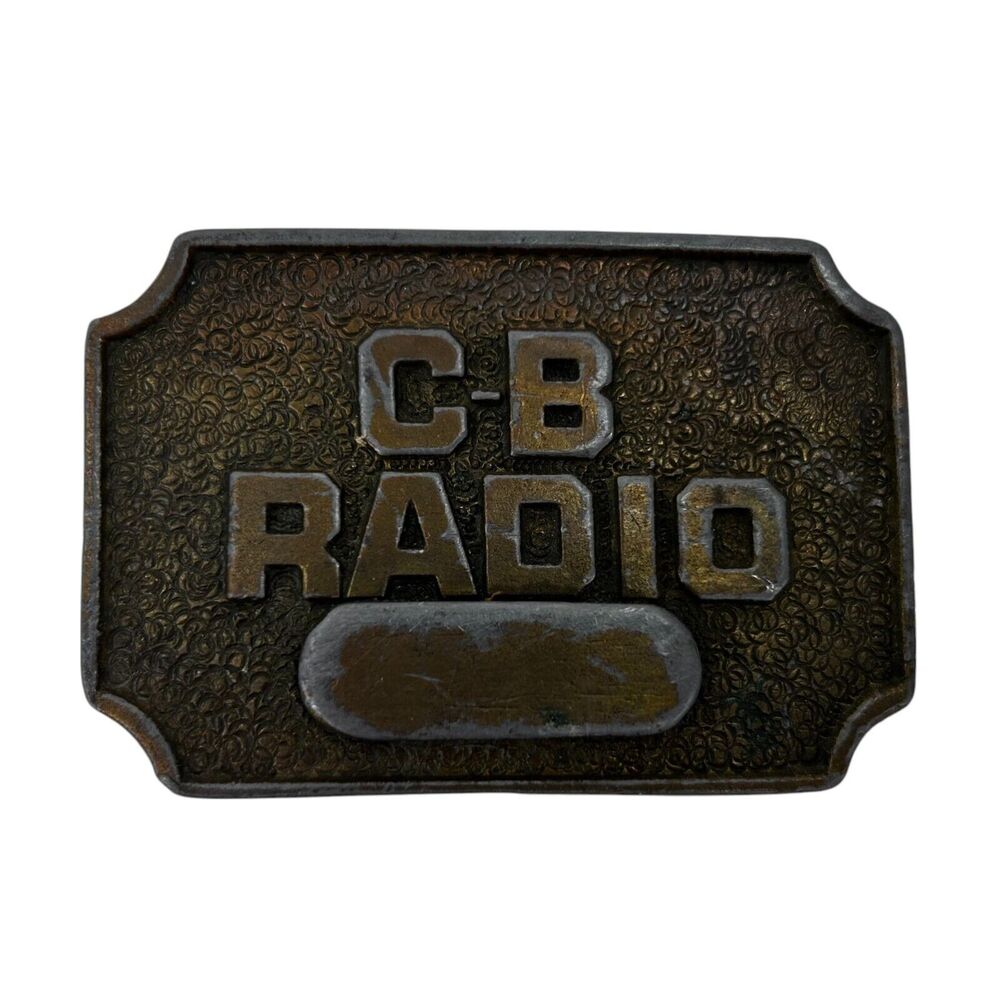 Vintage CB Radio Citizens Band Radio Trucking Trucker Vintage Belt Buckle